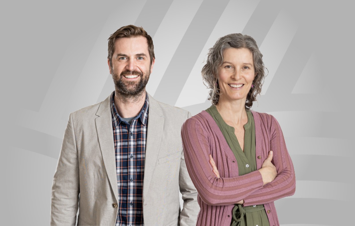 Christine Gingras et Jean-David Martel