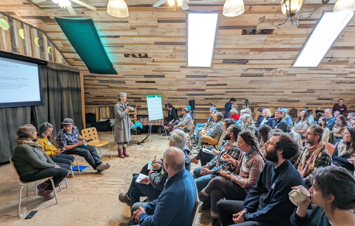 Atelier en compagnie de Christine Gingras, 15 mars 2024 (Ferme Cadet-Roussel)