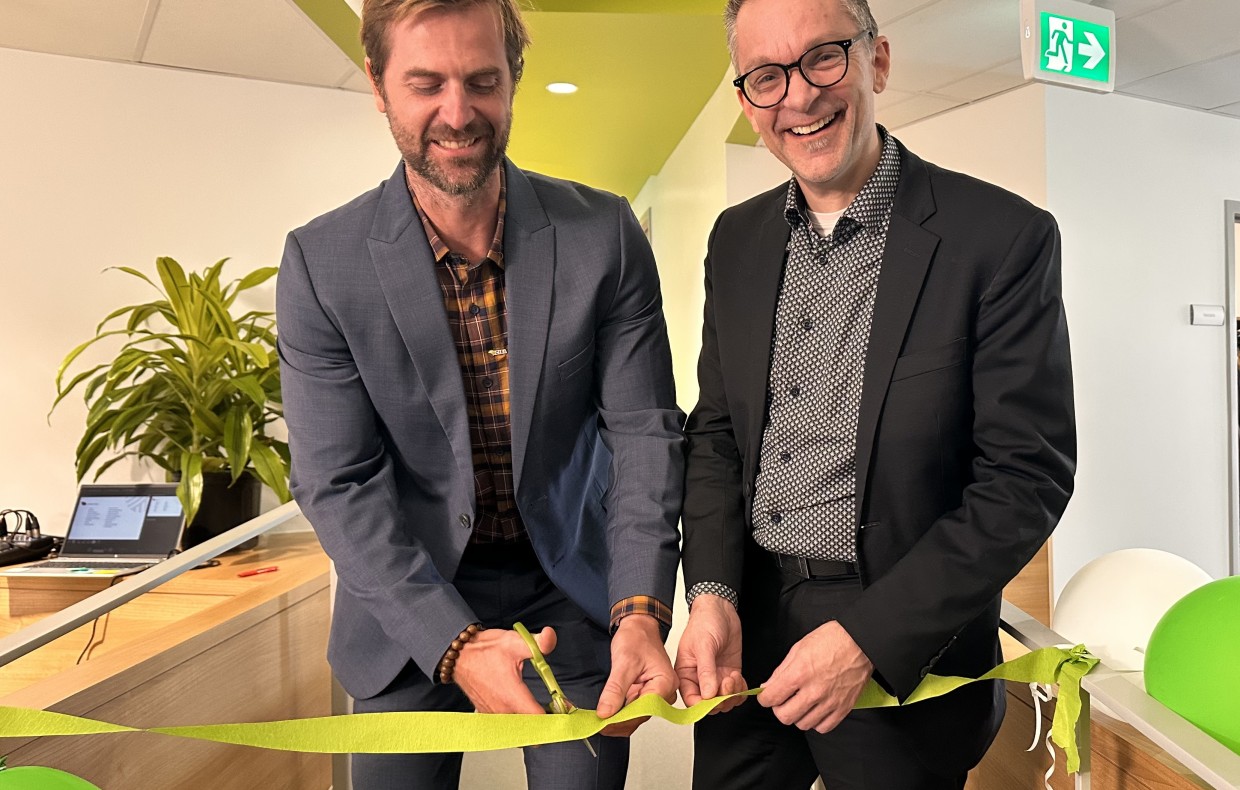 Coupe du ruban - Inauguration officielle des bureaux du CISA, 3 avril 2025