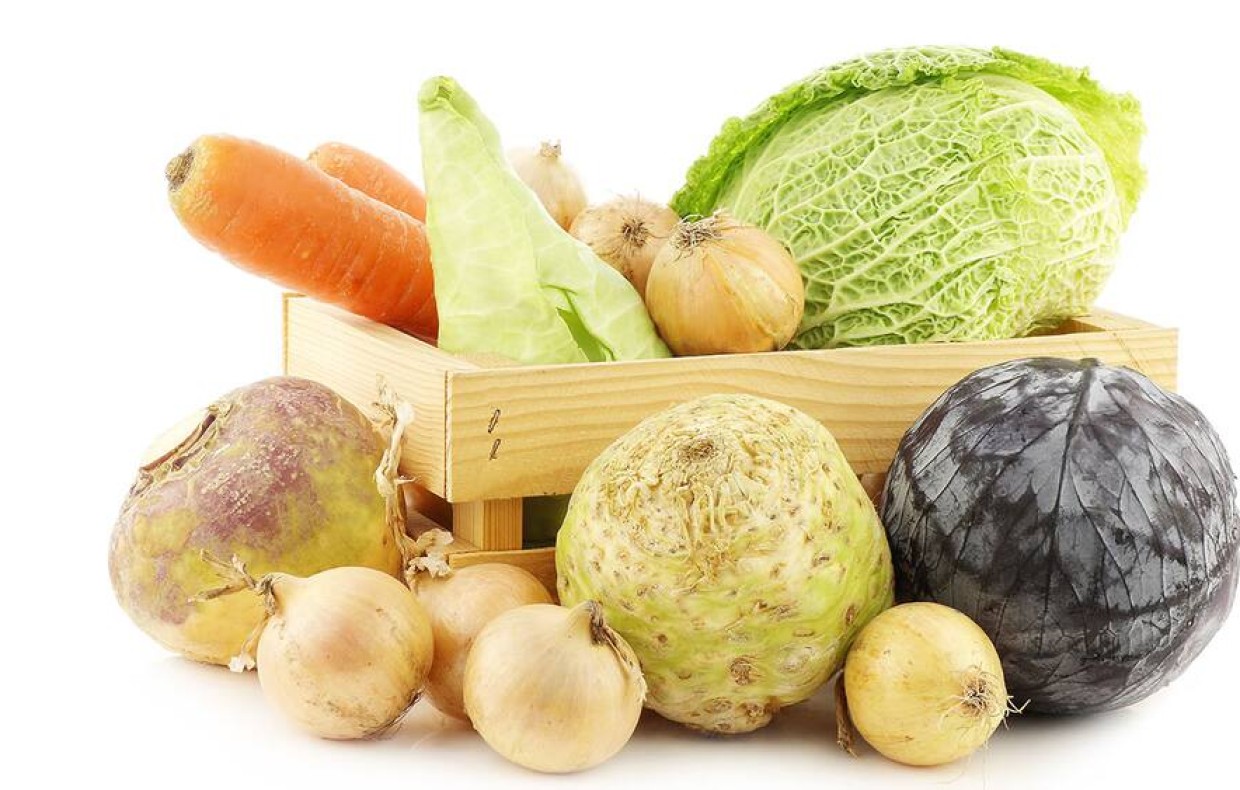 Basket of Local Vegetables